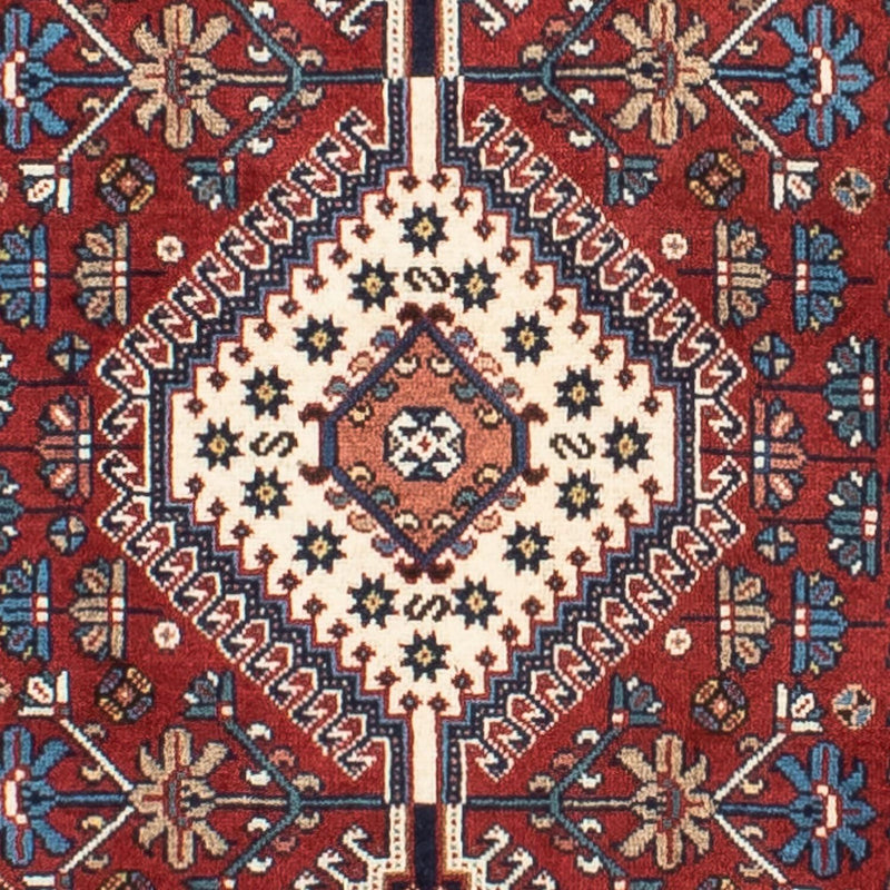 Tapis de couloir Tapis persan - Nomadic - 373 x 80 cm - rouge foncé