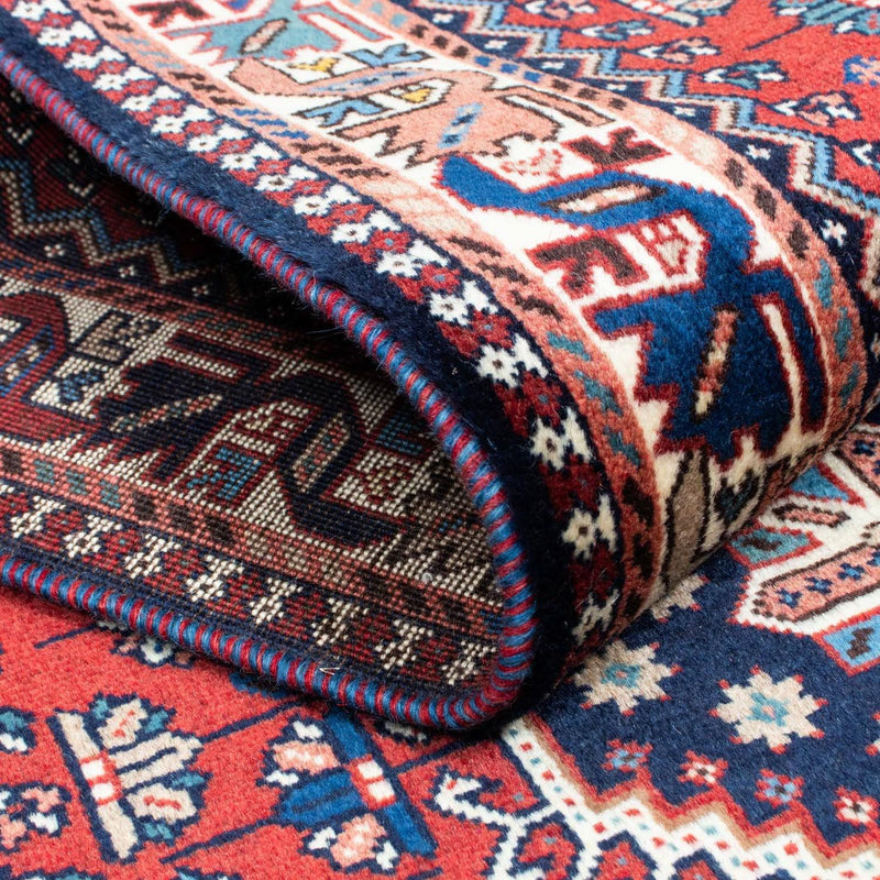Tapis de couloir Tapis persan - Nomadic - 373 x 80 cm - rouge foncé