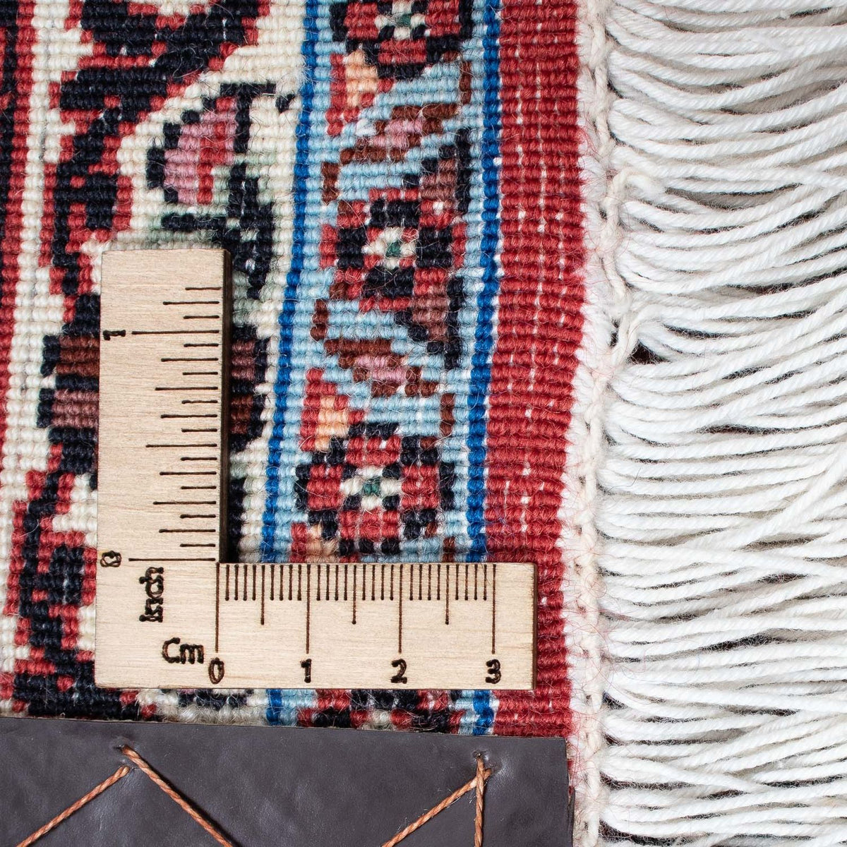 Tapis persan - Bidjar - 214 x 127 cm - rouge clair