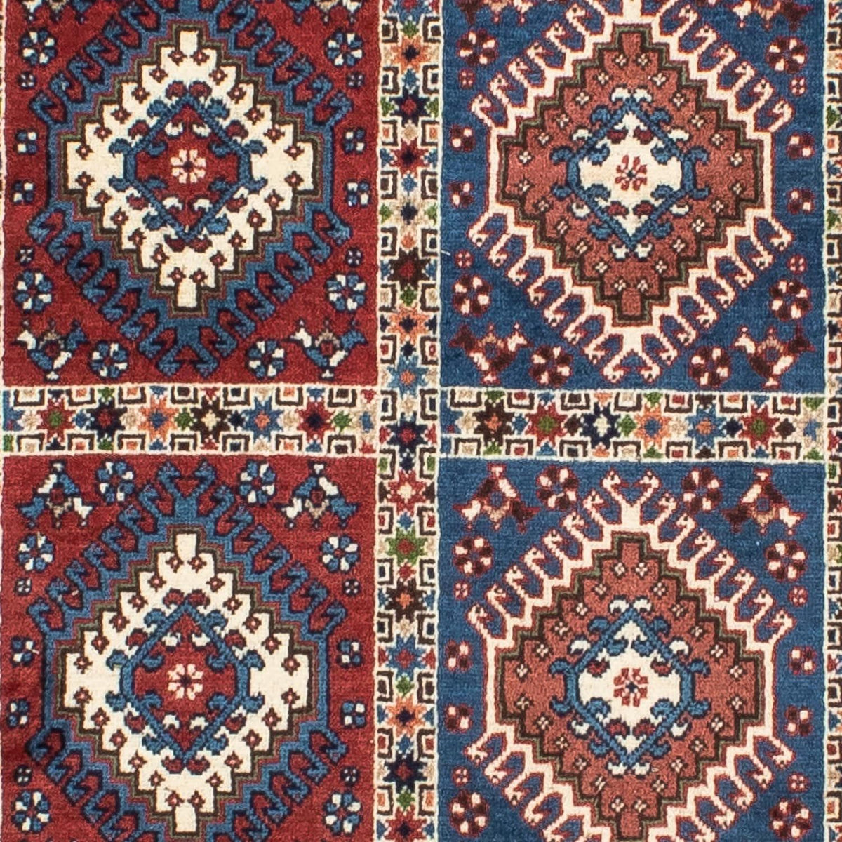 Tapis de couloir Tapis persan - Nomadic - 398 x 83 cm - multicolore