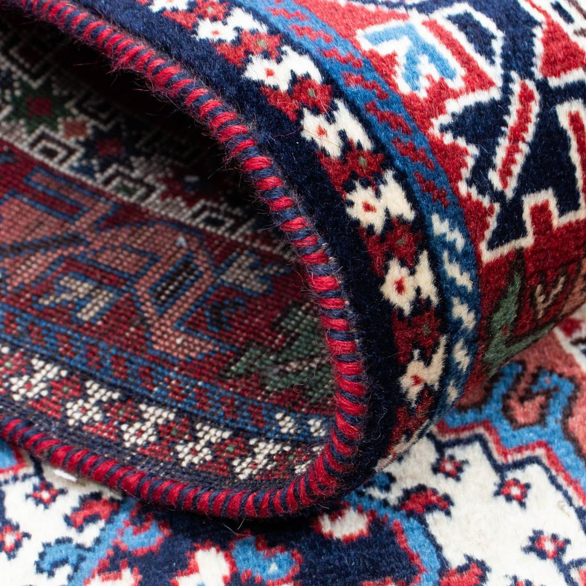 Tapis de couloir Tapis persan - Nomadic - 398 x 83 cm - multicolore