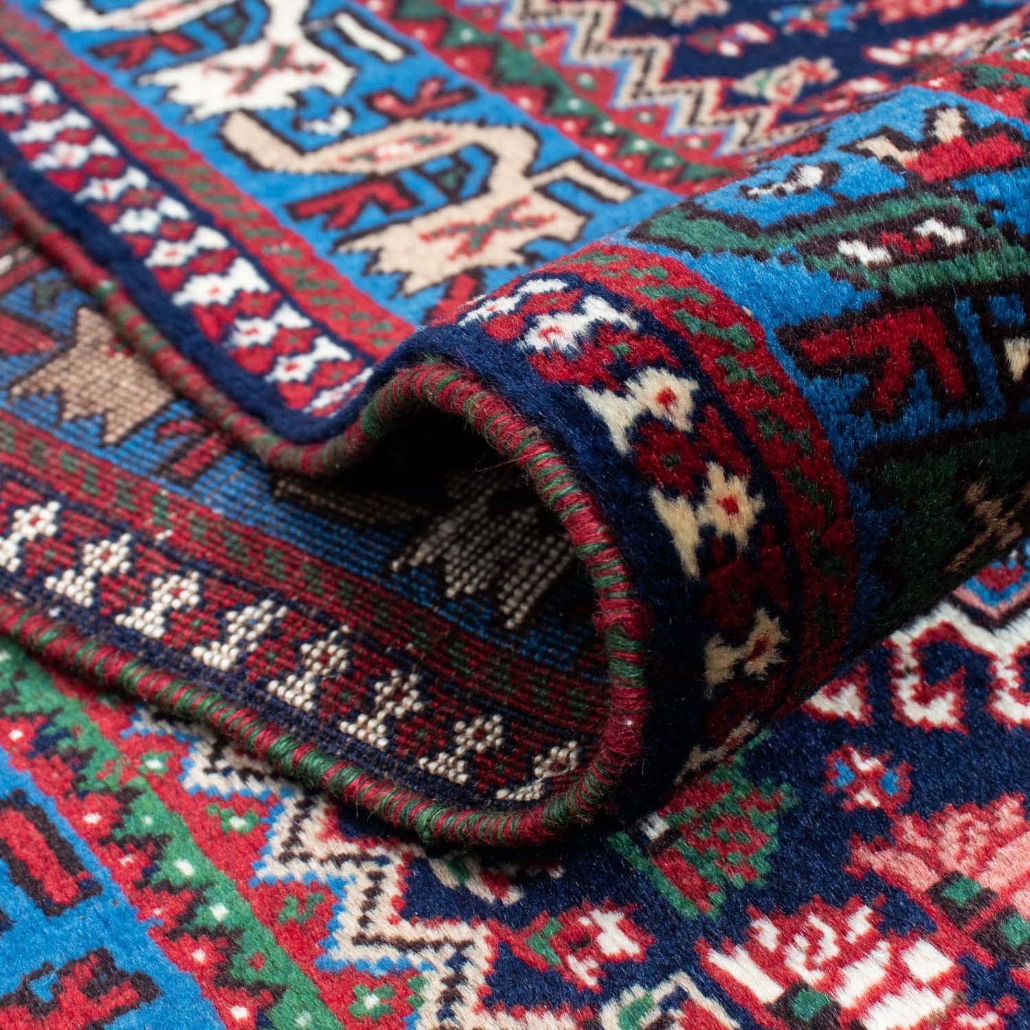 Tapis de couloir Tapis persan - Nomadic - 600 x 84 cm - bleu foncé