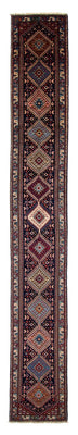 Tapis de couloir Tapis persan - Nomadic - 580 x 83 cm - bleu foncé