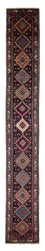 Tapis de couloir Tapis persan - Nomadic - 580 x 83 cm - bleu foncé