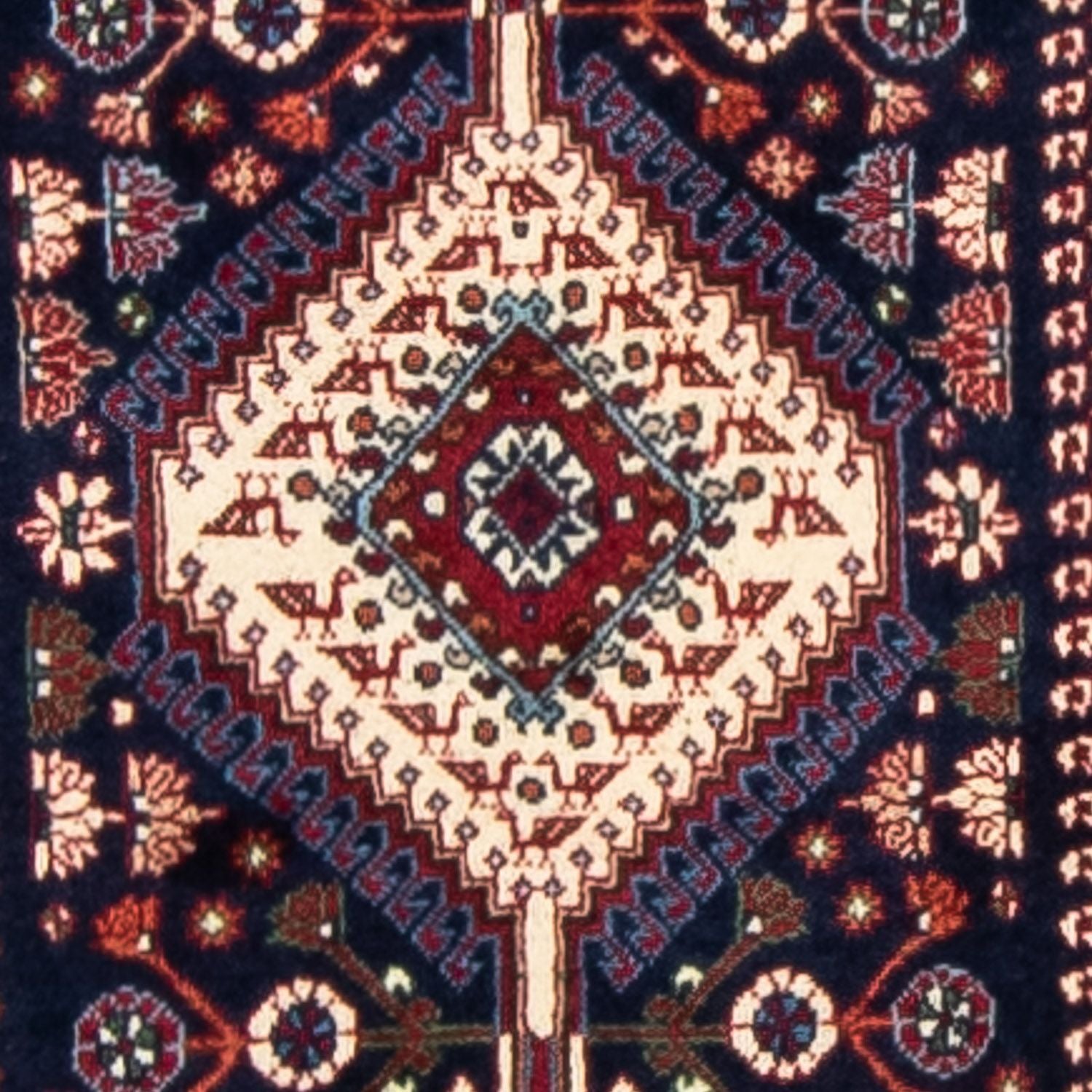 Tapis de couloir Tapis persan - Nomadic - 580 x 83 cm - bleu foncé