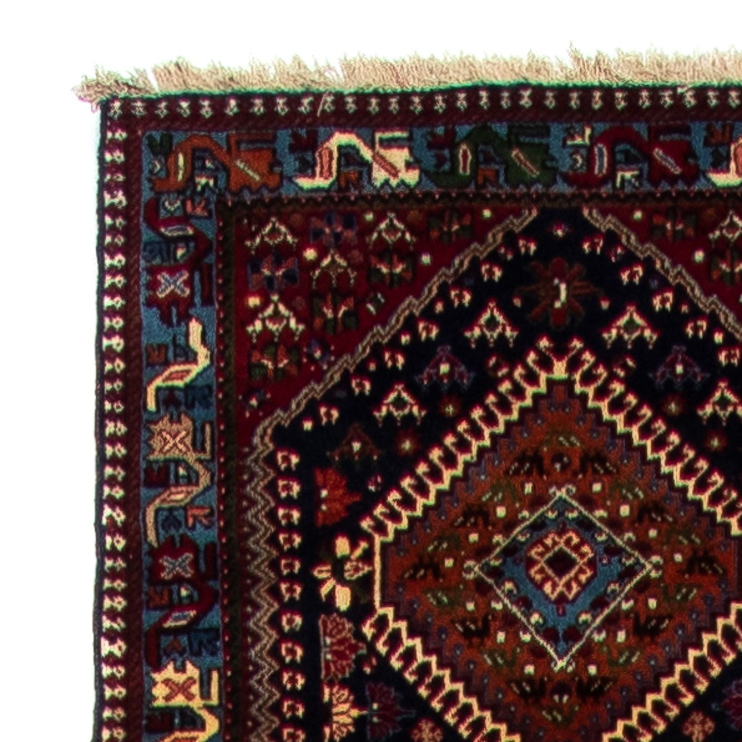 Tapis de couloir Tapis persan - Nomadic - 580 x 83 cm - bleu foncé