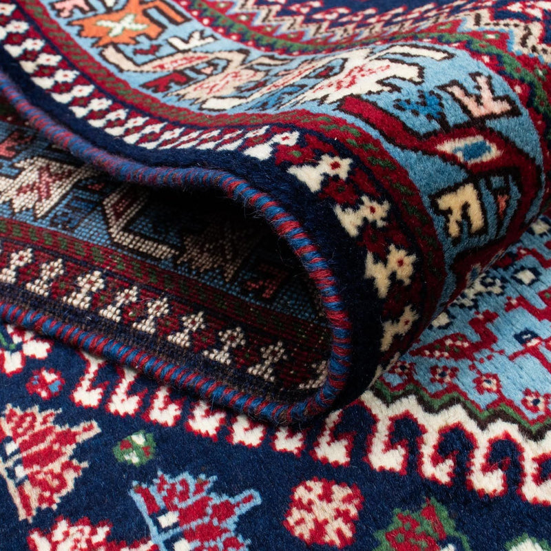 Tapis de couloir Tapis persan - Nomadic - 580 x 83 cm - bleu foncé