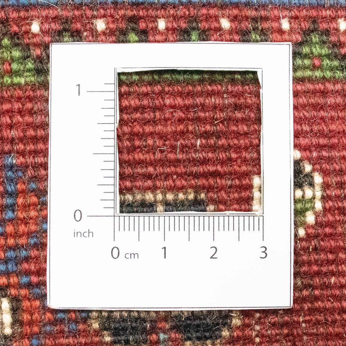 Tapis persan - Nomadic - 217 x 130 cm - rouge foncé