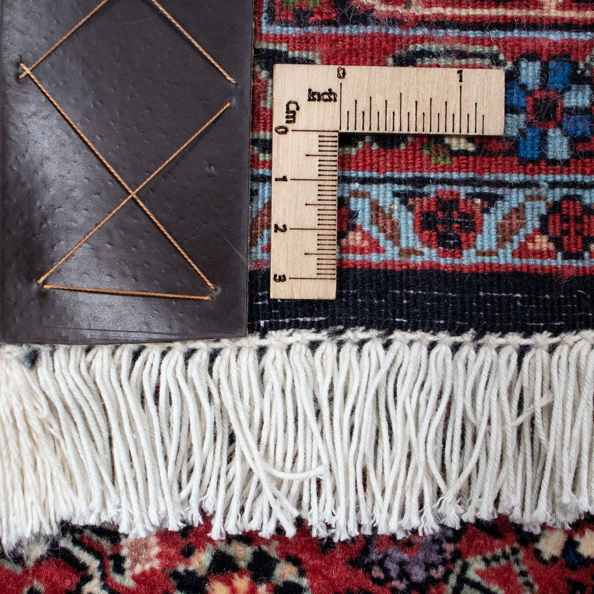 Tapis persan - Bidjar - 200 x 130 cm - rouge clair