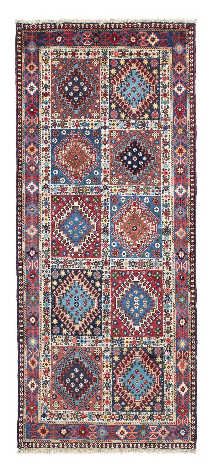 Tapis de couloir Tapis persan - Nomadic - 196 x 80 cm - bleu