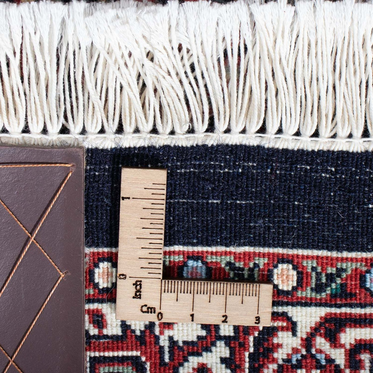 Tapis de couloir Tapis persan - Bidjar - 195 x 48 cm - bleu foncé