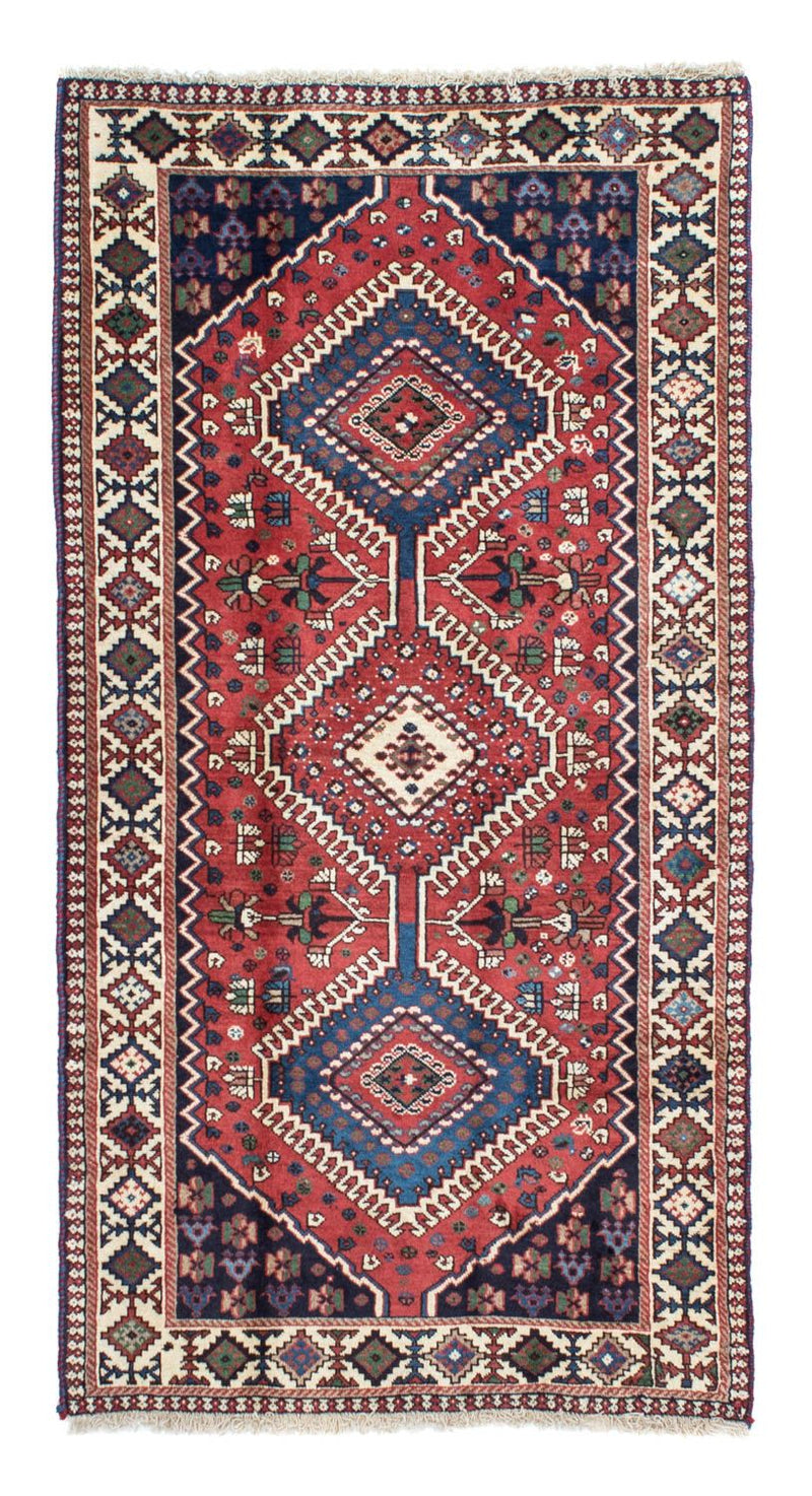 Tapis de couloir Tapis persan - Nomadic - 194 x 98 cm - rouge