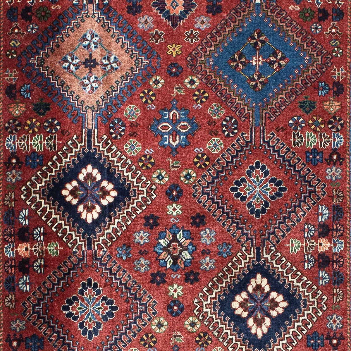 Tapis de couloir Tapis persan - Nomadic - 193 x 102 cm - rouge clair