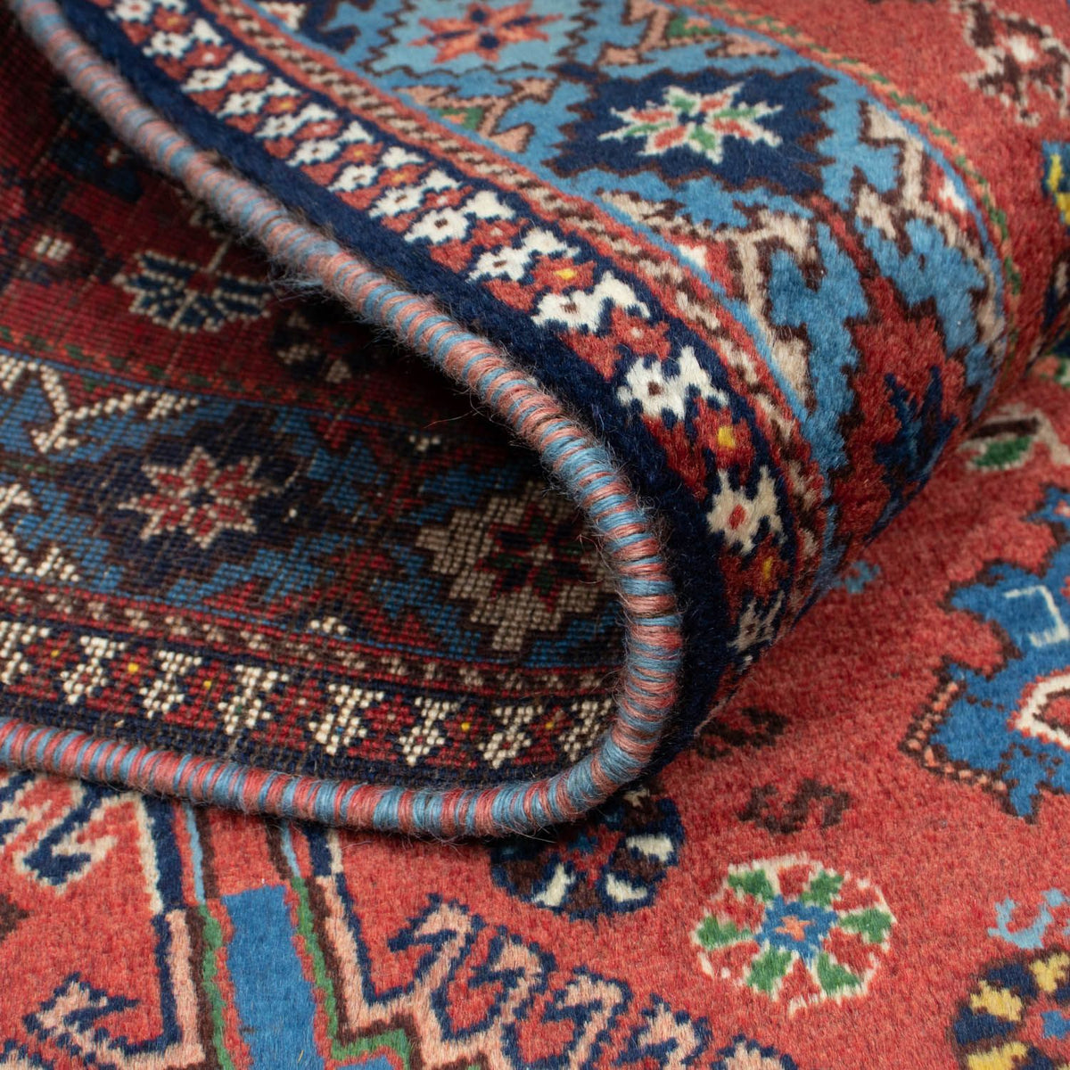 Tapis de couloir Tapis persan - Nomadic - 193 x 102 cm - rouge clair