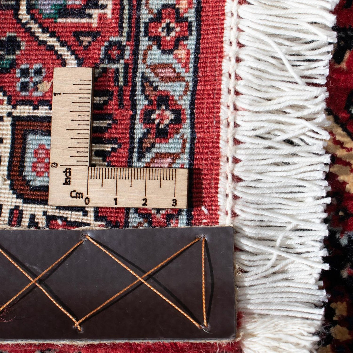 Tapis de couloir Tapis persan - Bidjar - 202 x 75 cm - rouge