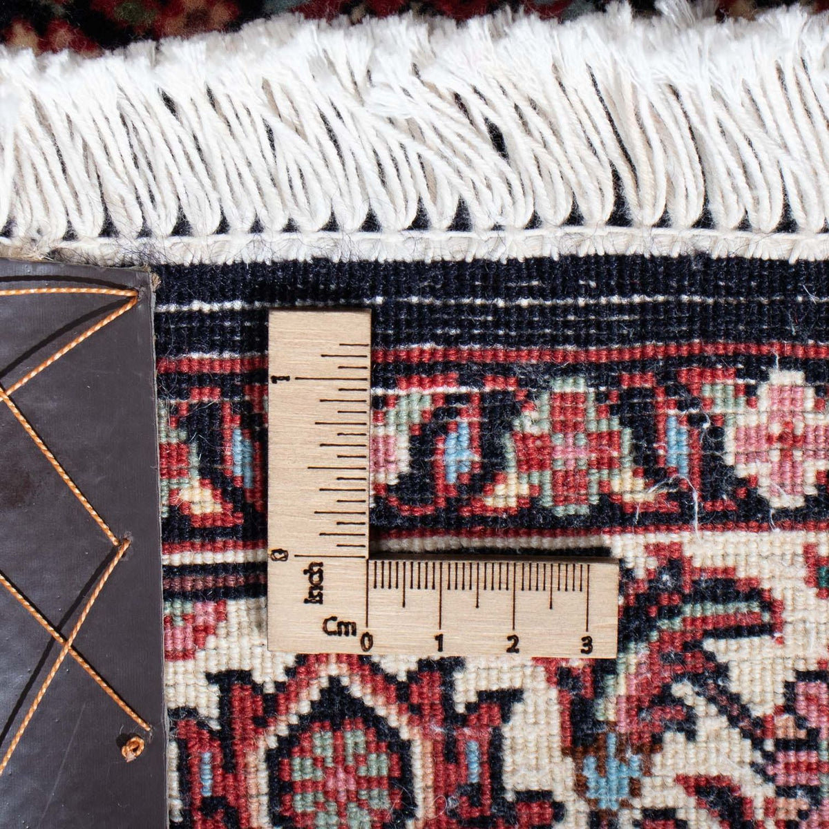 Tapis de couloir Tapis persan - Bidjar - 209 x 72 cm - bleu foncé