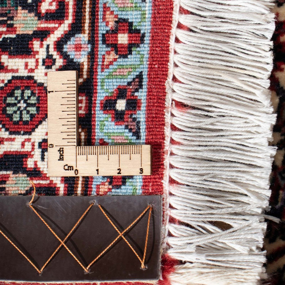 Tapis de couloir Tapis persan - Bidjar - 206 x 75 cm - rouge