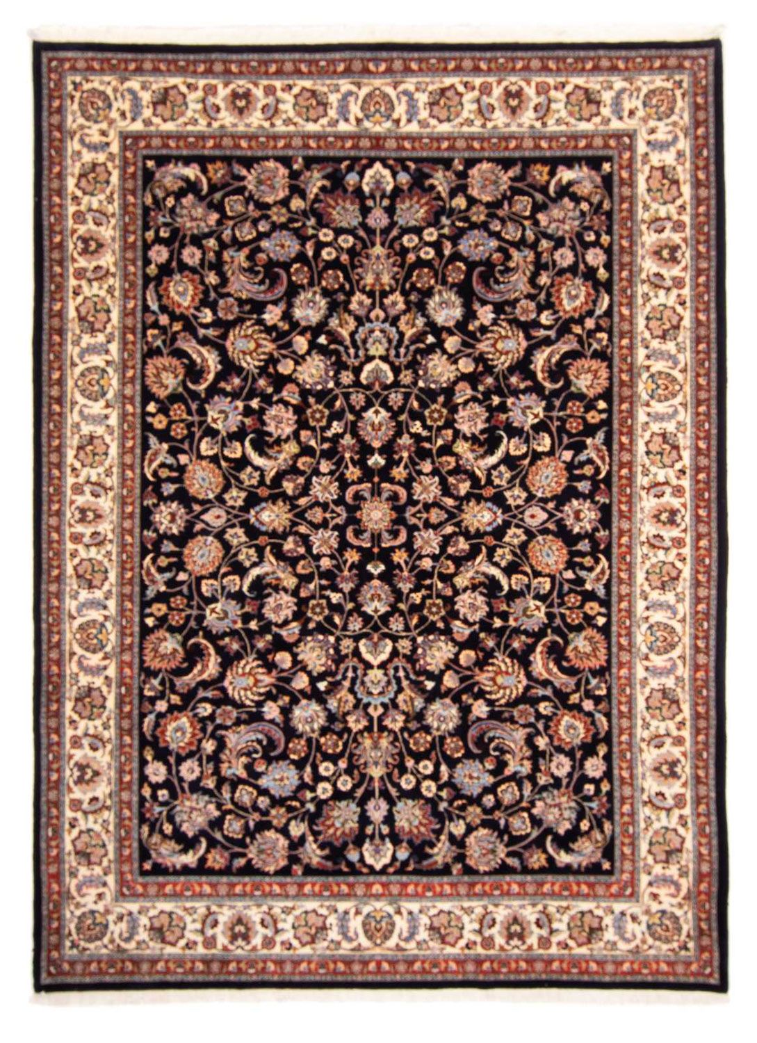 Tapis persan - Classique - 338 x 248 cm - bleu foncé