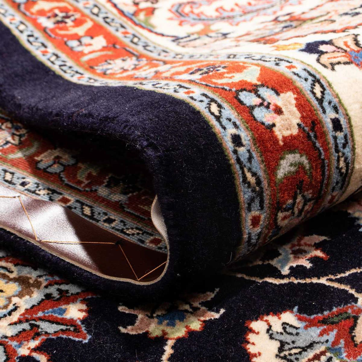 Tapis persan - Classique - 338 x 248 cm - bleu foncé