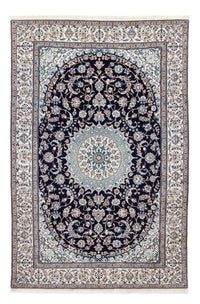 Tapis persan - Nain - Royal - 300 x 197 cm - noir