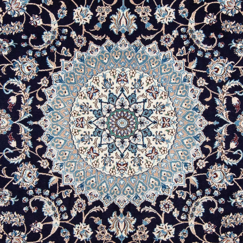Tapis persan - Nain - Royal - 300 x 197 cm - noir