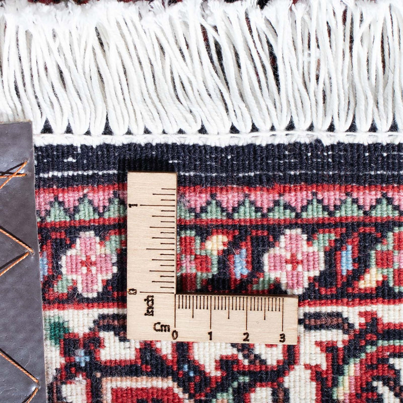 Tapis de couloir Tapis persan - Bidjar - 213 x 74 cm - bleu foncé
