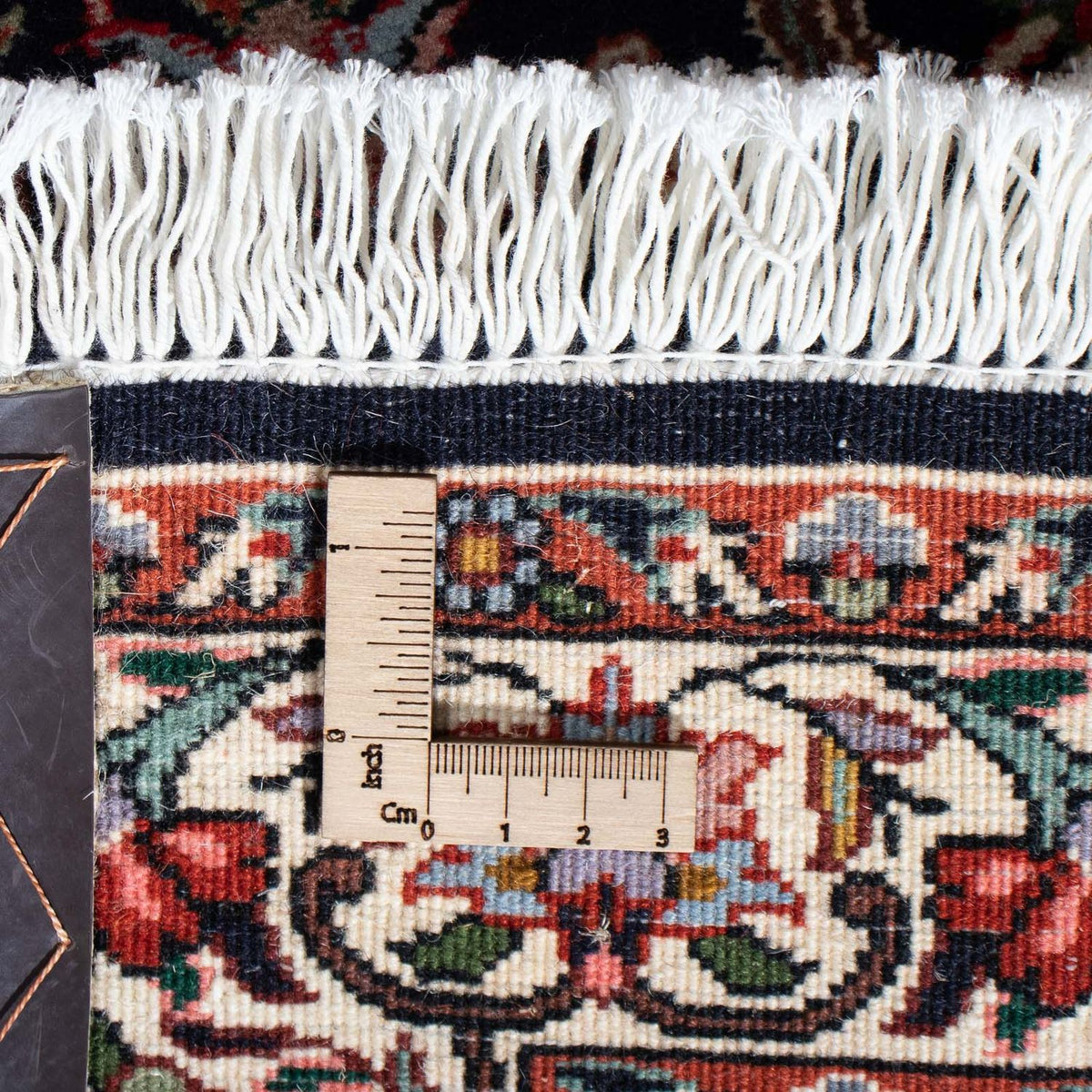 Tapis de couloir Tapis persan - Bidjar - 210 x 74 cm - bleu foncé