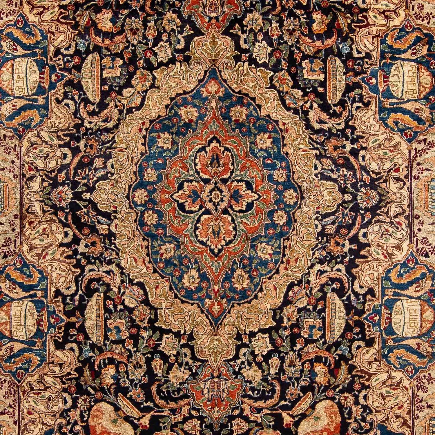 Tapis persan - Classique - 387 x 296 cm - multicolore