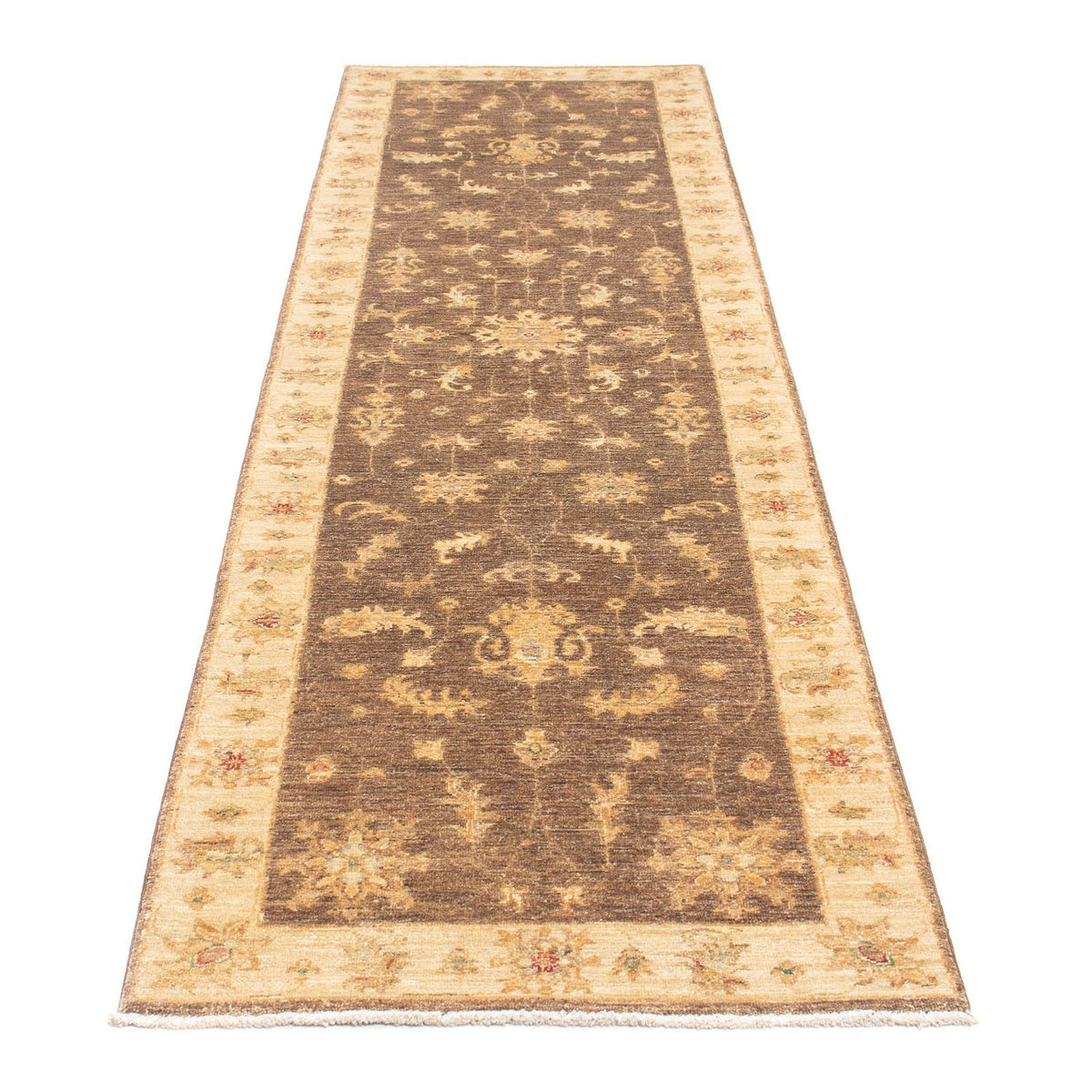 Tapis de couloir Tapis Ziegler - 295 x 82 cm - marron