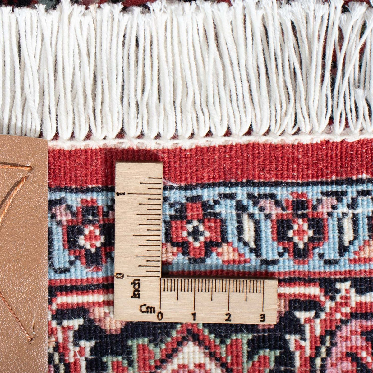 Tapis de couloir Tapis persan - Bidjar - 202 x 75 cm - bleu foncé