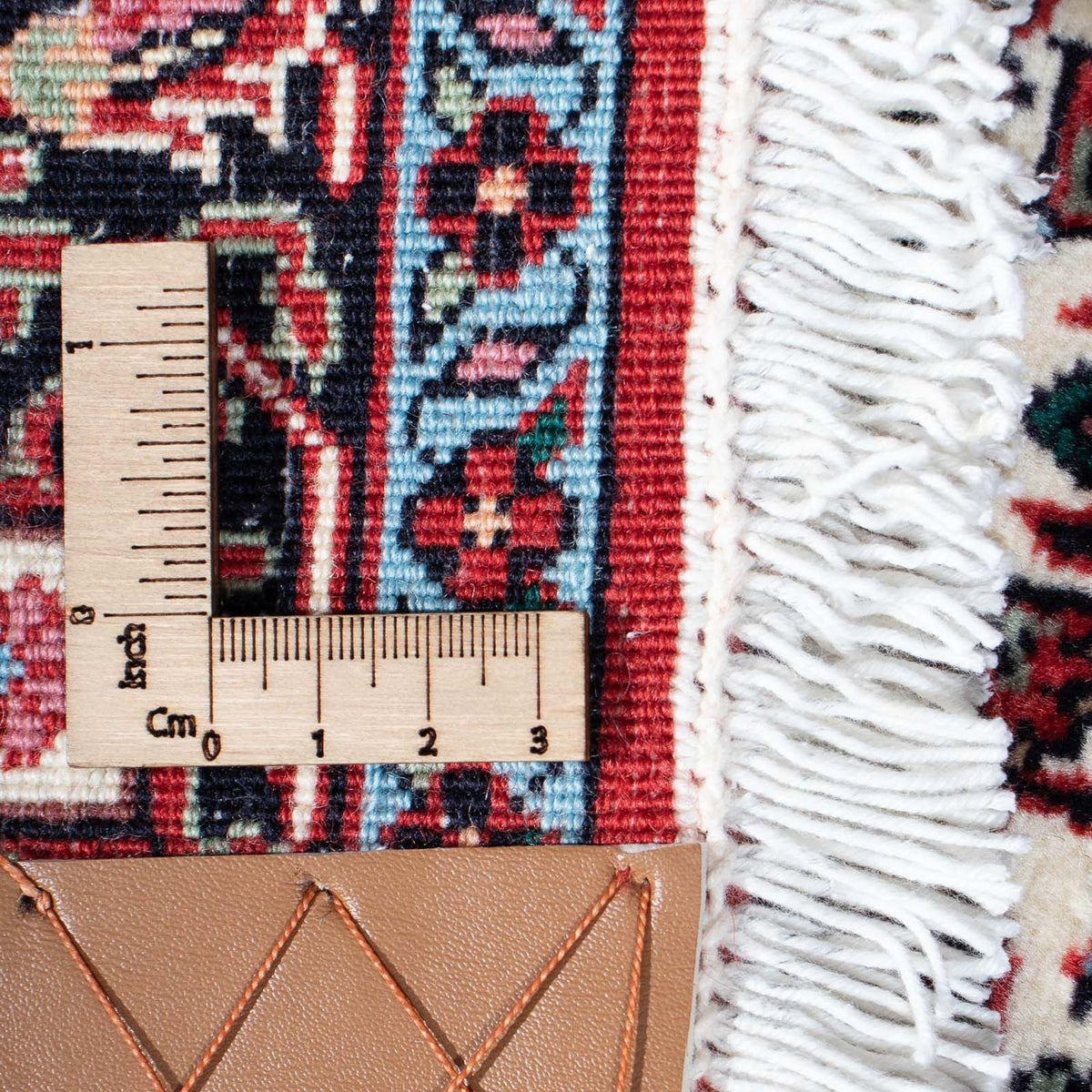 Tapis de couloir Tapis persan - Bidjar - 197 x 74 cm - rouge