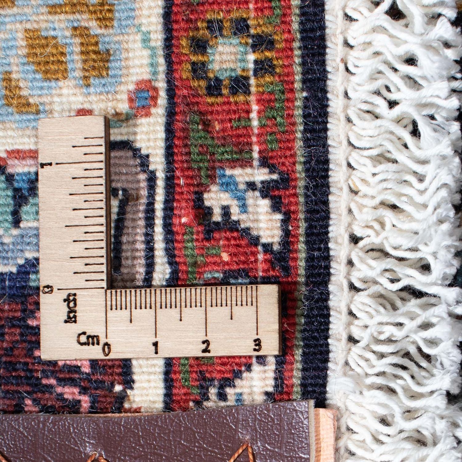 Tapis de couloir Tapis persan - Bidjar - 198 x 70 cm - gris