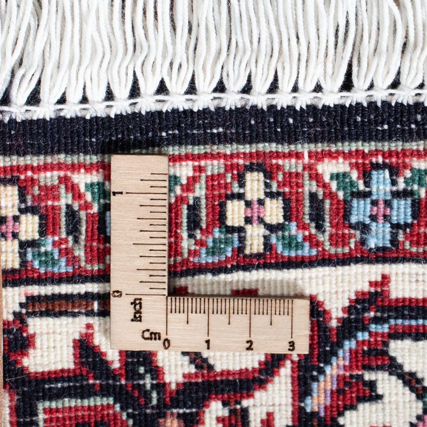 Tapis de couloir Tapis persan - Bidjar - 208 x 75 cm - bleu foncé
