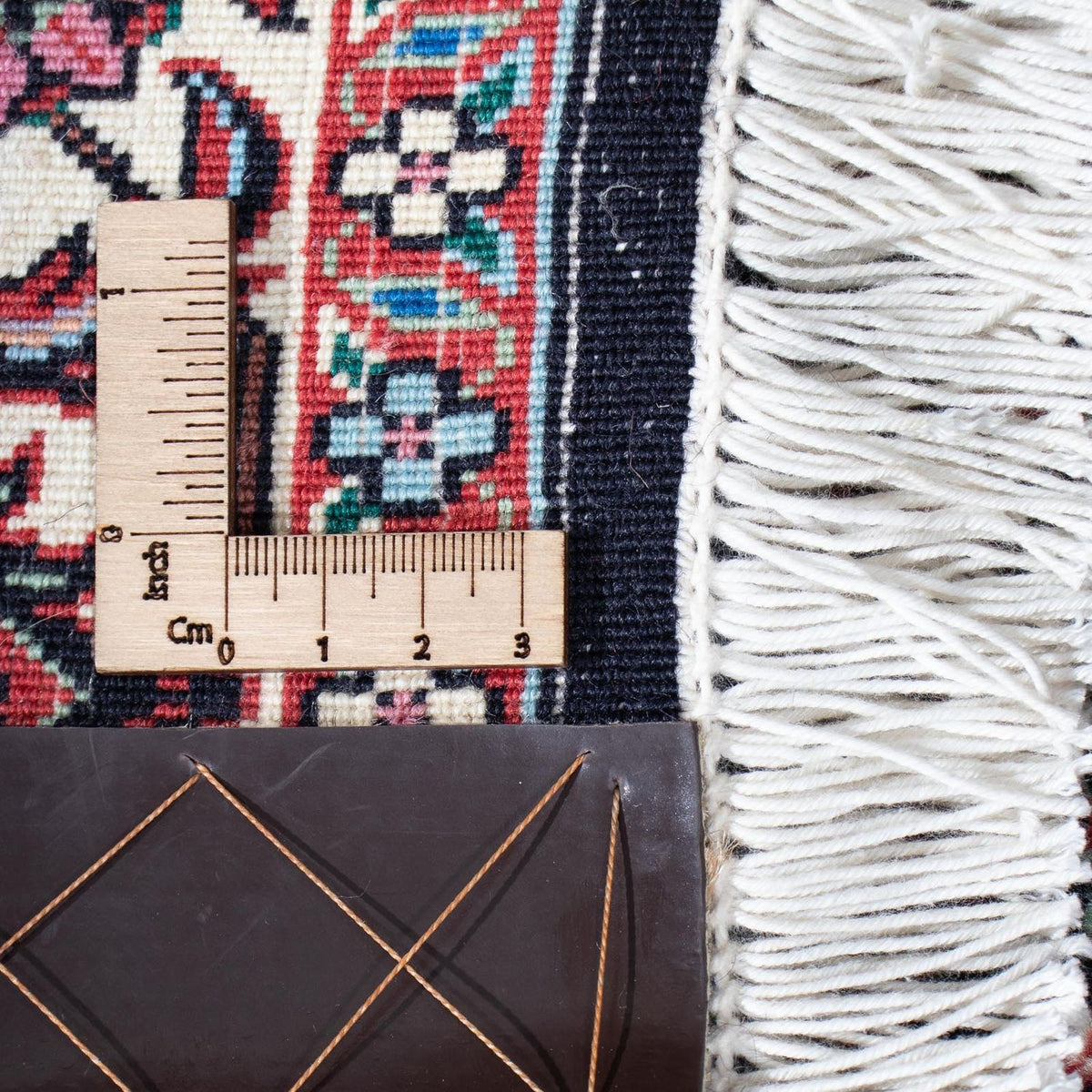 Tapis de couloir Tapis persan - Bidjar - 194 x 72 cm - bleu foncé