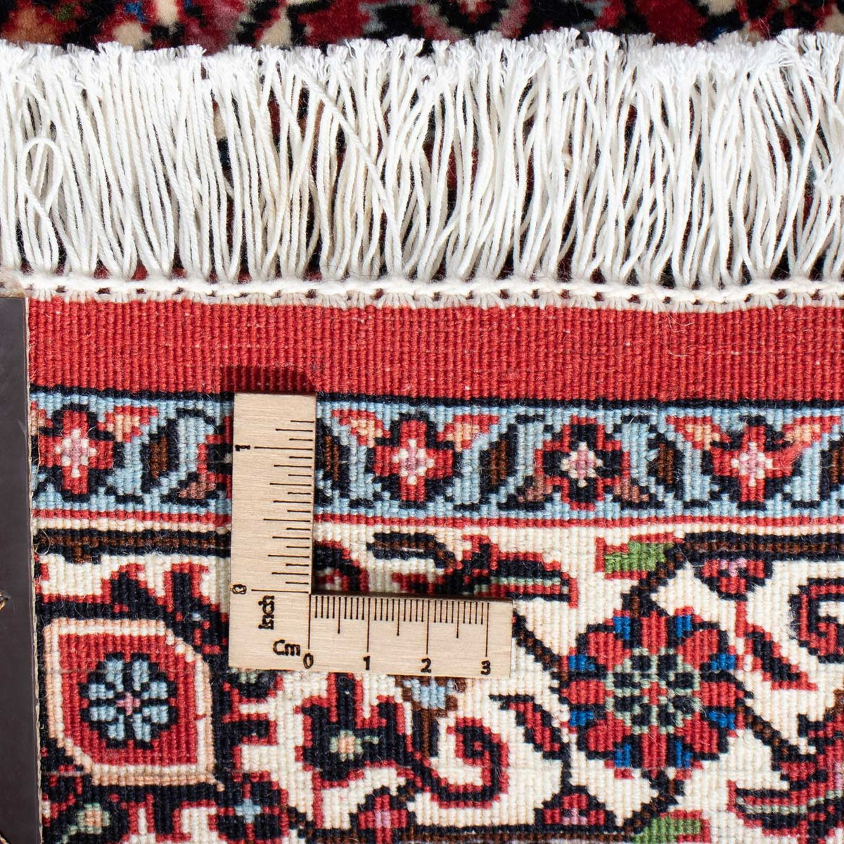 Tapis de couloir Tapis persan - Bidjar - 213 x 75 cm - bleu foncé