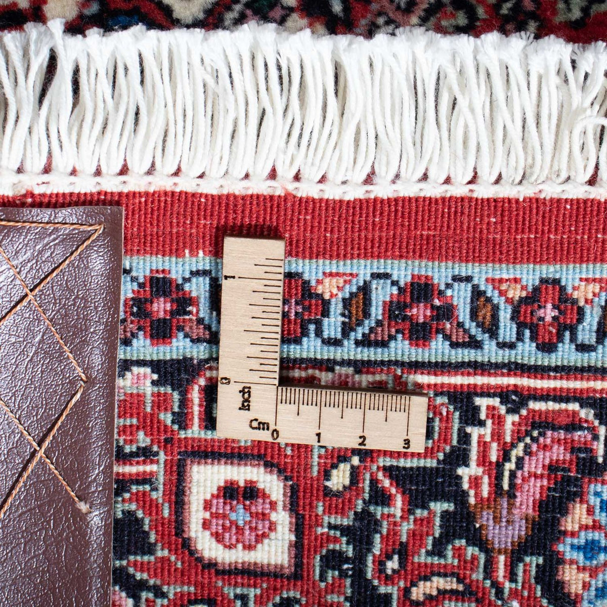 Tapis de couloir Tapis persan - Bidjar - 316 x 82 cm - rouge