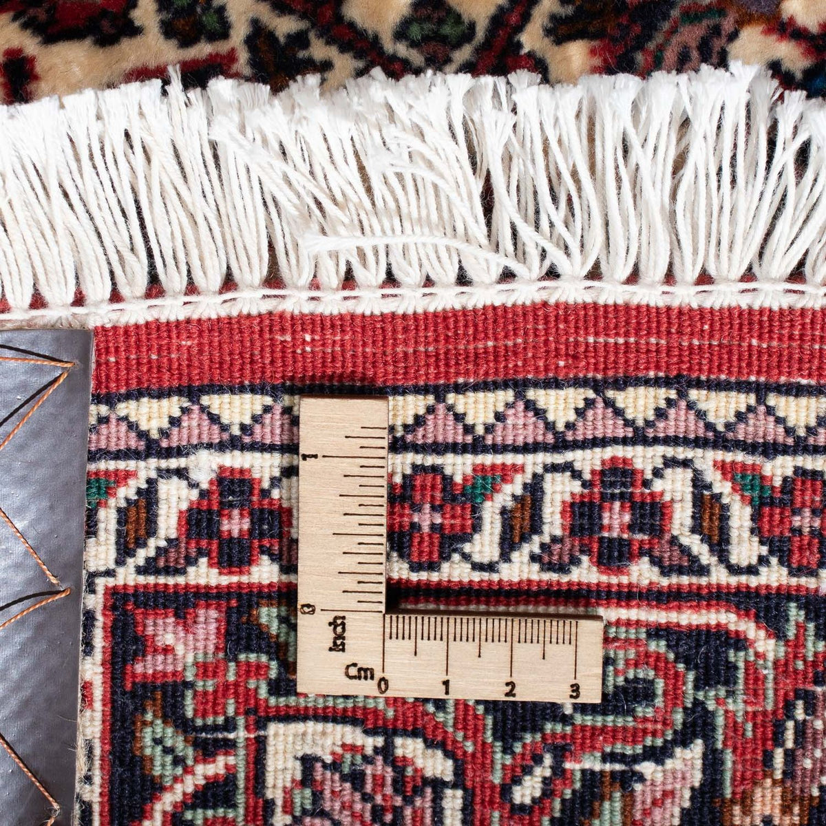 Tapis de couloir Tapis persan - Bidjar - 314 x 88 cm - rouge