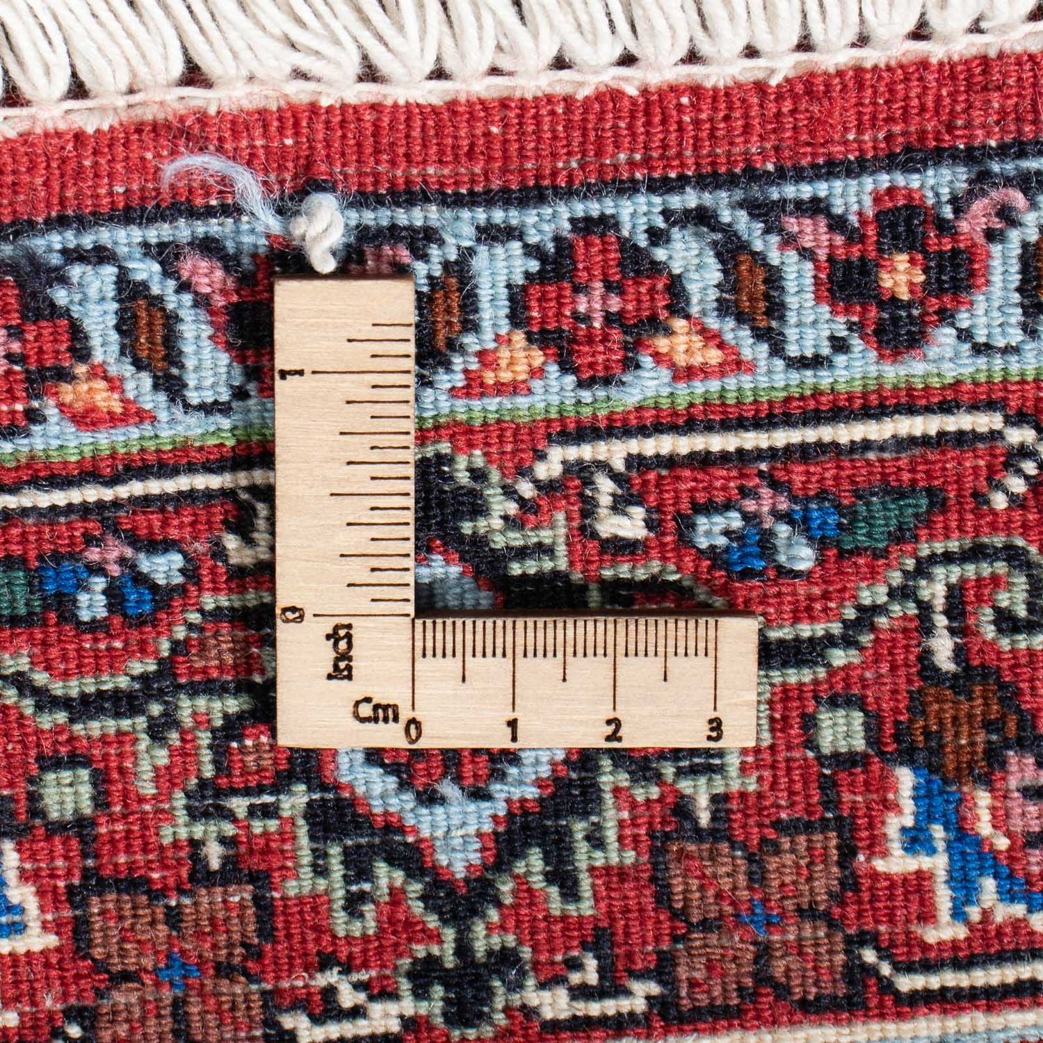 Tapis de couloir Tapis persan - Bidjar - 317 x 86 cm - rouge