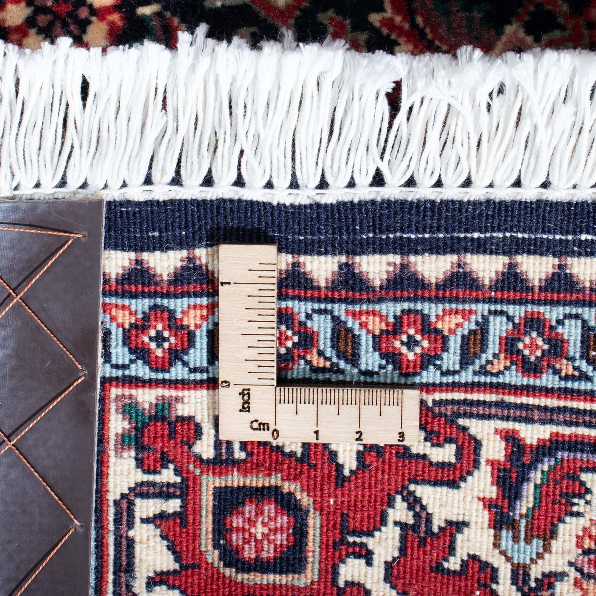 Tapis de couloir Tapis persan - Bidjar - 303 x 84 cm - rouge