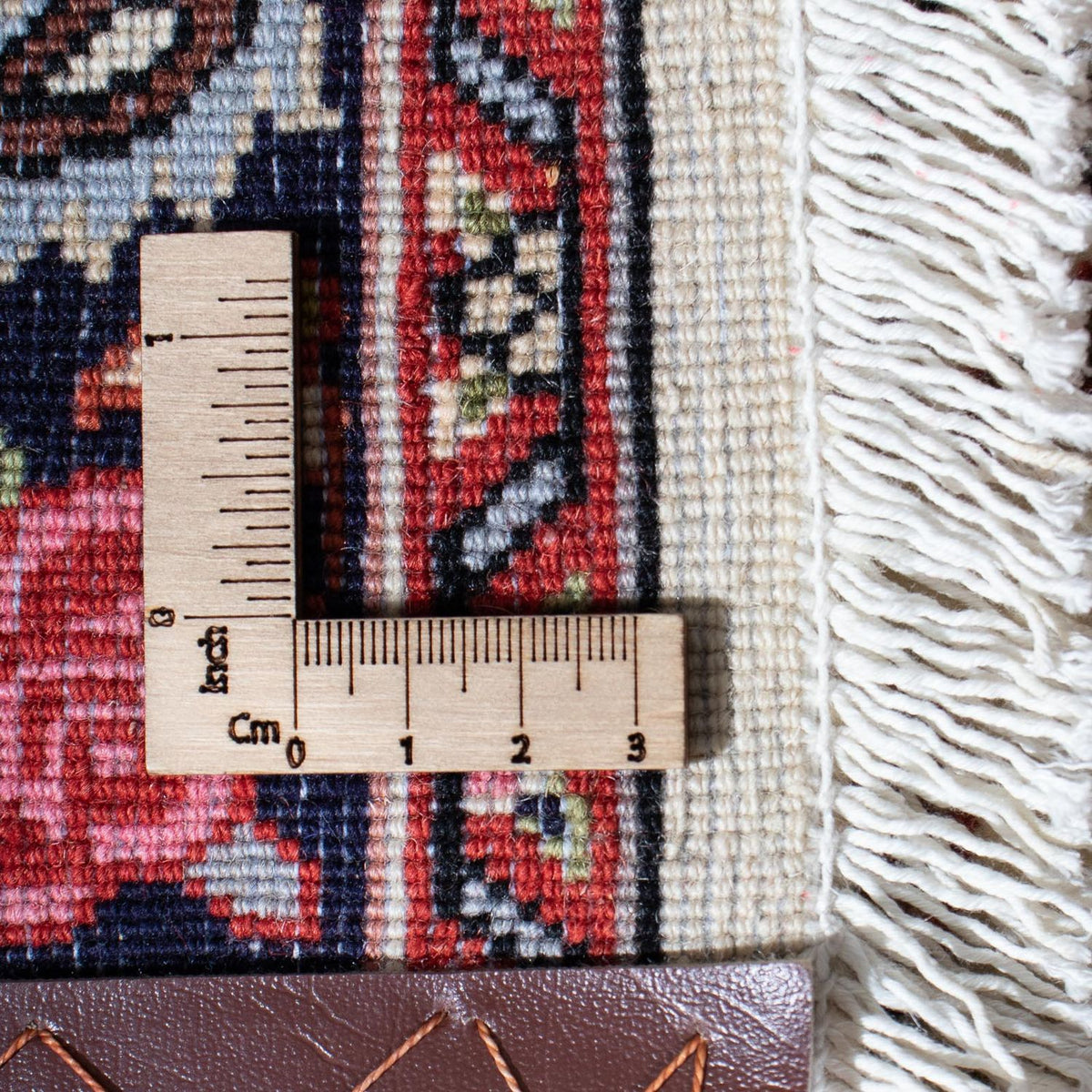 Tapis de couloir Tapis persan - Bidjar - 312 x 59 cm - beige