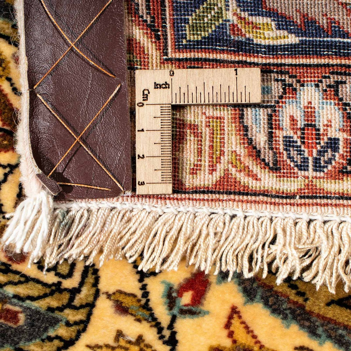 Tapis en soie - Ghom soie - Premium - 195 x 135 cm - beige clair