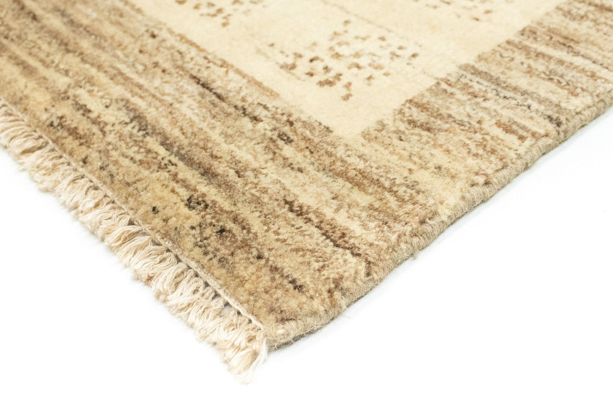 Tapis de couloir Tapis Gabbeh - Indus - 295 x 79 cm - beige
