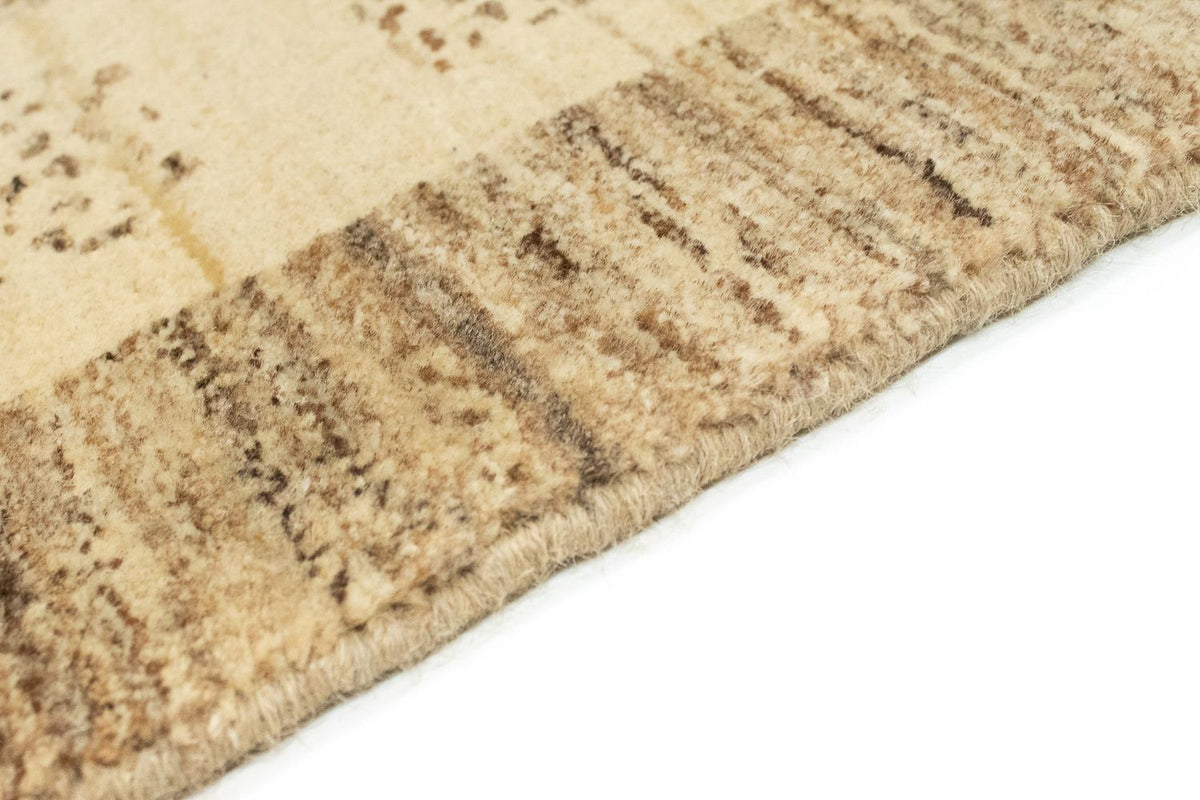 Tapis de couloir Tapis Gabbeh - Indus - 295 x 79 cm - beige