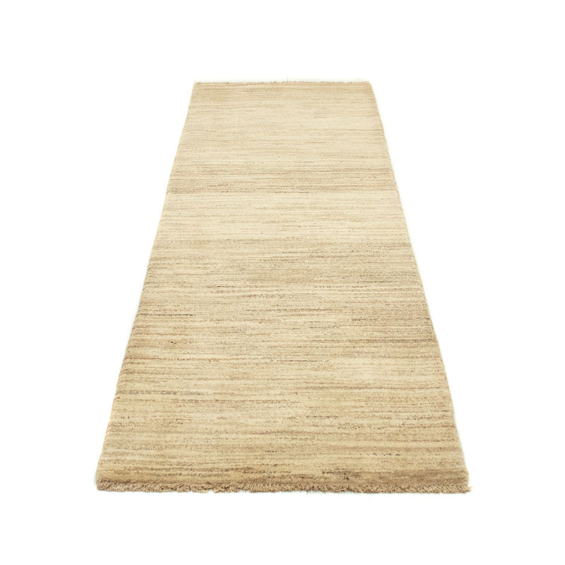 Tapis de couloir Tapis Gabbeh - Indus - 254 x 78 cm - beige