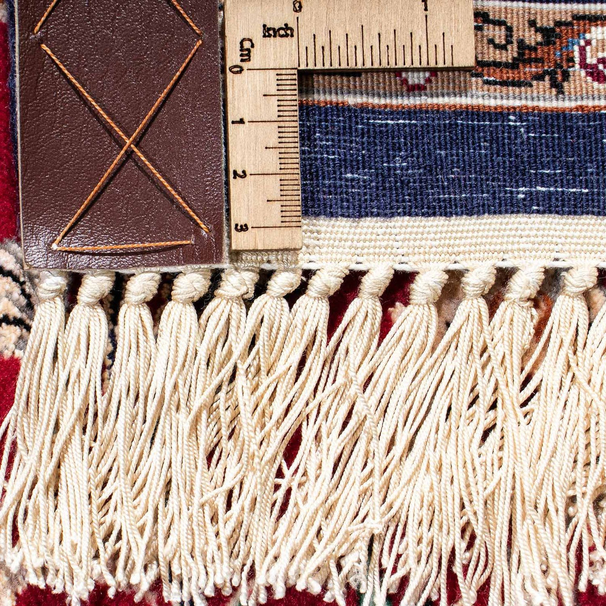 Tapis en soie - Ghom soie - Premium - 200 x 130 cm - rouge