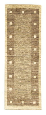 Tapis de couloir Tapis Gabbeh - Indus - 211 x 75 cm - beige