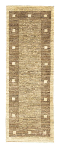 Tapis de couloir Tapis Gabbeh - Indus - 211 x 75 cm - beige