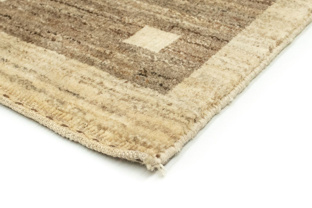 Tapis de couloir Tapis Gabbeh - Indus - 211 x 75 cm - beige