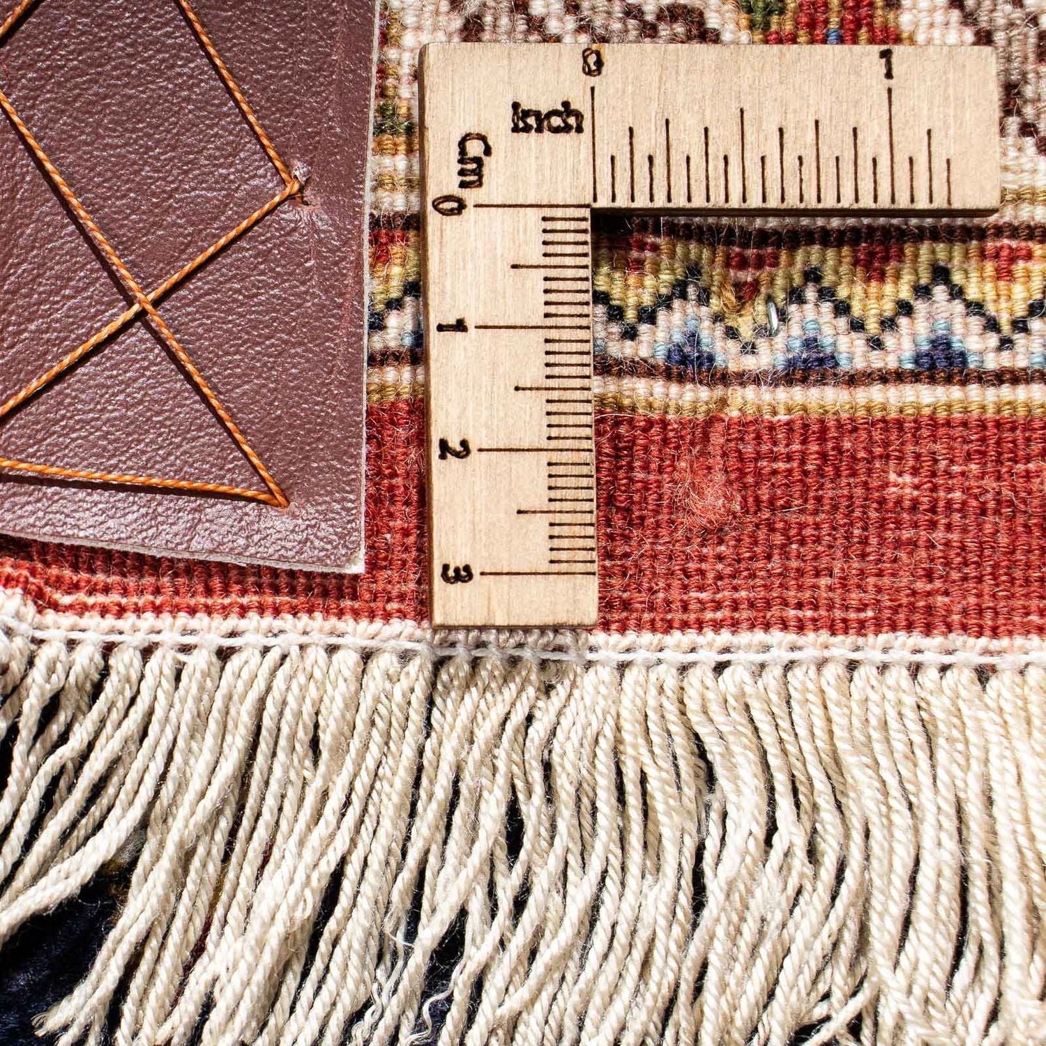 Tapis persan - Ghom - 214 x 127 cm - bleu