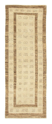 Tapis de couloir Tapis Gabbeh - Indus - 212 x 78 cm - beige